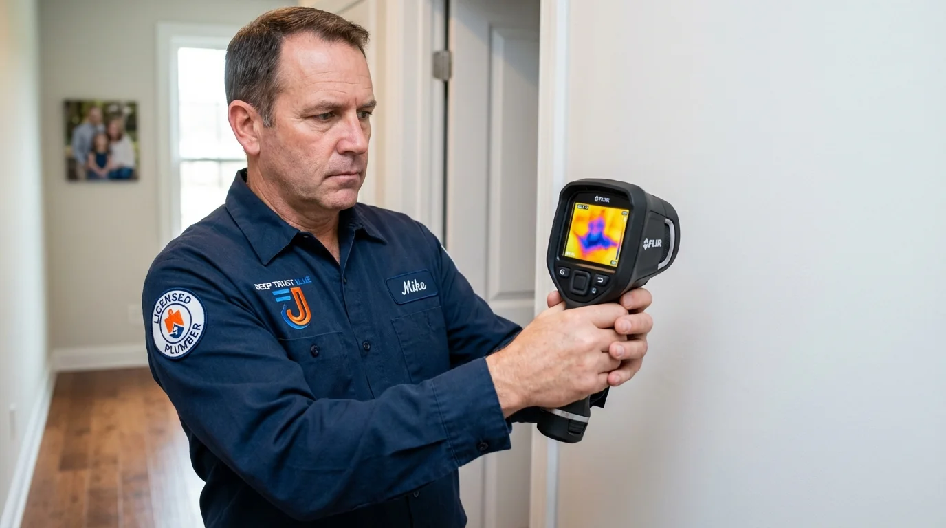 Thermal imaging leak detection by Johns Plumbing LLC in Aliso Viejo